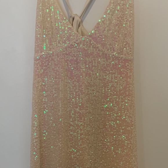 HP 🎉 Free People Gold Rush Mini Dress - Picture 6 of 7